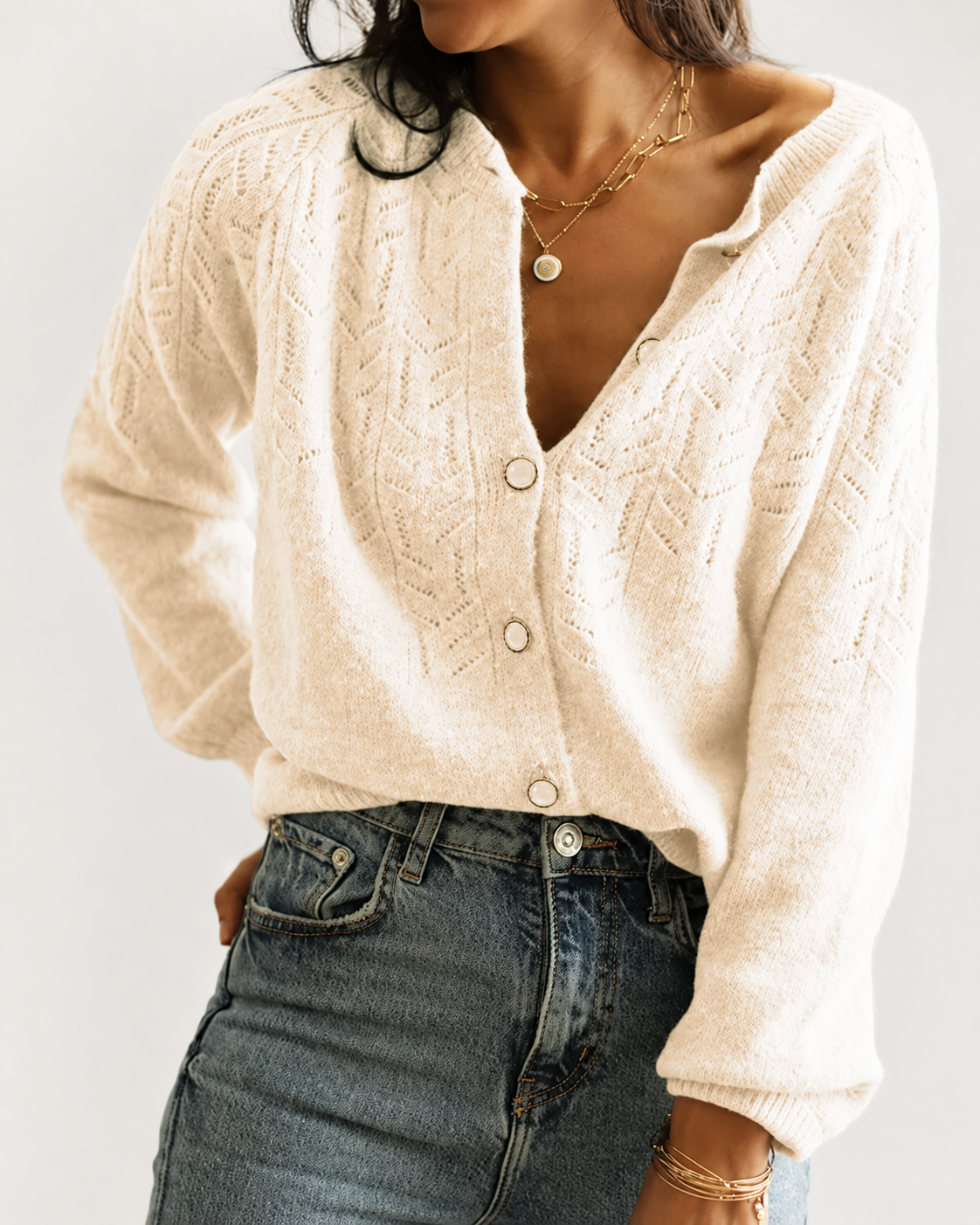 Cardigan Apricot Bea